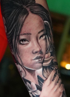 Gold Lisbon Tattoo - Tigre Realista