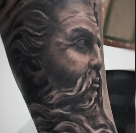 Gold Lisbon Tattoo - Face Realism