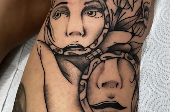 Gold Lisbon Tattoo